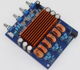 Freeshipping Mini Assembled Class D Amp Board STA516B 2.1 Amplifier Board (320W + 160W + 160W)