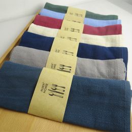 Good water absorption Plain Colour linen napkin Tea towels