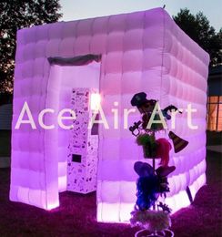 Square Oxford Outdoor Cube Inflatable Photo Booth Props Cube Tent For Rental Made In China