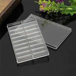 Excellent Quality 18 Grid Transparent Plastic Storage Case Box For Watch Pin Spring Bar Screw Bead Watch Tool Box