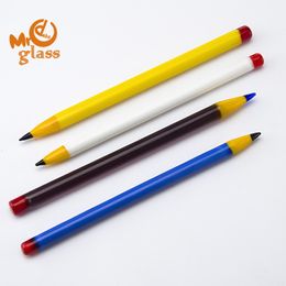 glass pencil dabber NZ - Smoking DHL New Wax glass oil rigs pencil shape dabber glass dabber for glass bongs for wholesale