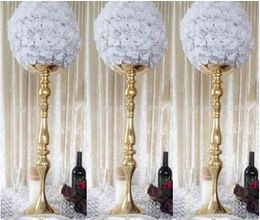 Iron Metal new style Candle Stand for wedding table decoration flower stand aisle pillar