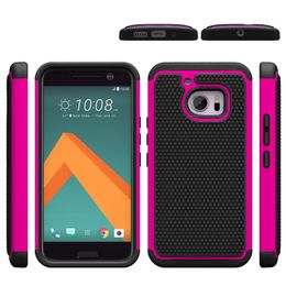 Shockproof Heavy Duty Hard Phone Back Case Rugged TPU+PC Football Pattern Case for HTC M7 M8 M9 M10 HTC530/630 HTC626