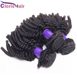 Factory Price Curly Brazilian Hair Weave Mix 3 Bundles Cheap Afro Kinky Curly Human Hair Extensions Unprocessed Double Machine Weft