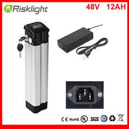 -Made in China descarga Top 48v 12ah lasca bateria peixe 48v 750w e-bike bateria Li-ion para 48v 750w do motor com carregador