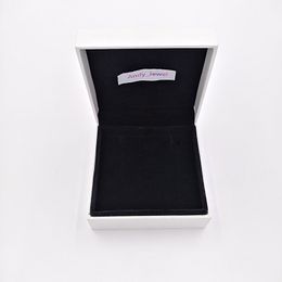Authentic Paper Box Packaging For Pandora Style Jewelry Charms Beads Bracelets Bangles Packaging Display Gift Packages