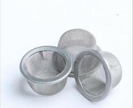 stainless steel tobacco cigarette smoking filter pipes screen bowl shaped quartz crystal pipe Tobacco Metal Smoking Accessories