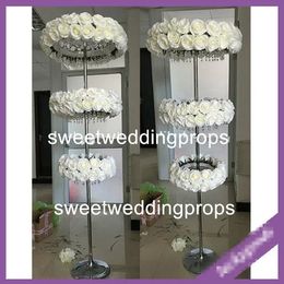 mental stand only )Tall metal flower vases/large flower stand for weddings