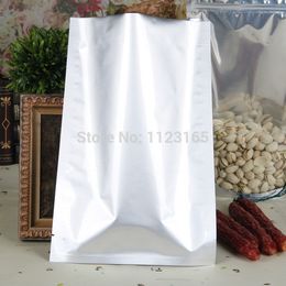 22x30cm 100pcs/pack X Silver white Pure Aluminum flat bags-heat sealable mylar vacuum facial mask/liquid moistureproof pack ping pocket