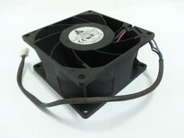 DELTA FFB0812SHE, -R00 DC 12V 0.87A, 3-wire 3-pin 90mm 80x80x38mm Server Square cooling fan