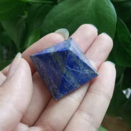 1 pcs natural Lapis lazuli quartz pyramid crystal pyramid as gift for selling healing 2 - 3 cm