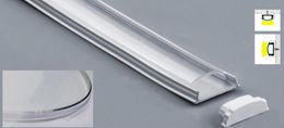 Flexiable light Channel profile for strip with Milky or Transparent cover and Mounting clips