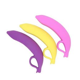 -2019 Mais Novo Chegada Silicone Banana Em Forma de Brinquedos Do Sexo Anal Massageador de Próstata Butt Plug G Local Estimular Brinquedo Para Jogos de Sexo
