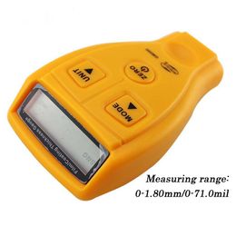 Freeshipping Mini Digital Automotive 0-1.8mm/0.01mm Paint Coating Thickness Gauge Car Paint Thickness Meter Tester Car Diagnostic Tool