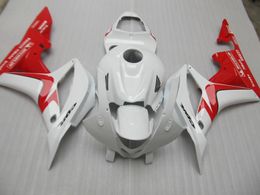 100% injection molded fairing kit for Honda CBR600RR 07 08 white red fairings set CBR600RR 2007 2008 OT23