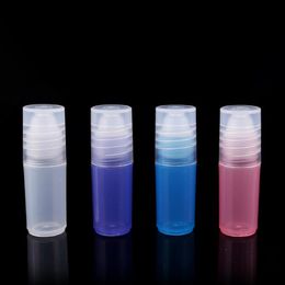 3ml Small Mini Plastic Empty Lip Gloss Tubes Frasco Perfumes Parfum Roller Ball Bottles DIY Cosmetic Containers F20171123