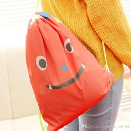 waterproof Polyester drawstring bags clothing and underwear travel pouch fashion travel shopping bag