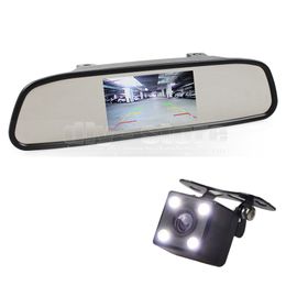 Auto HD Parking Monitors System HD Rear View Camera Car Camera With 4.3 inch Car Rearview Mirror Monitor Car Monitor