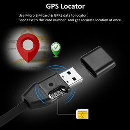 Мини GPS трекер USB-кабель, зарядное устройство, в реальном времени GSM / GPRS устройство слежения - аудио звук для iPhone и телефон Андроид автомобиль GPS местоположение