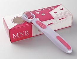 -Dermaroller MNR 540 agulhas Derma Roller Micro Needles Therapy Care MNR rolo derma 0.25mm-2.5mm Com interchangeble cabeça