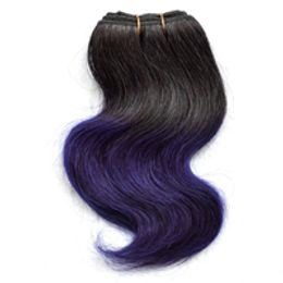 8 inch brazilian weave Australia - Brazilian Ombre Color Body Wave 2pcslot 8 inch 50gpc Human Hair Extension Cheap Ombre 100 Human Hair Weave 7 colors Available