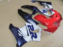 Aftermarket body part fairing kit for Honda CBR919RR 98 99 deep blue white red fairings set CBR 900RR 1998 1999 OT27