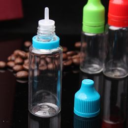 Wholesale 1500pcs 20ml Plastic Bottles for E-liquid Empty Dropper Bottles with Tamper Evident Childproof Cap Thin Tip Free DHL