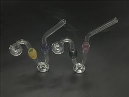 Big snakelike Tobacco Bowl pipes Glass Pyrex Oil Burner Pipe Glass smoking tobacco Glass smoking Bubbler vaporizer tobacco Dry herb pipes