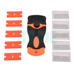 Hand Portable Safety Scrapers For LCD Screen Glass Cleaning Sticker Glue Remover Glass Scraper Cleaner Knife 50pcs/lot