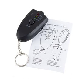 Portable car Keychain LED Alcohol Breath Tester Breathalyzer