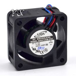 New original AD0412UB-C52 4020 12V 0.18A 4CM three line fan for ADDA 40*40*20mm