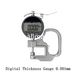 Freeshipping 0.001mm Electronic Thickness Gauge 10mm Digital Micrometer Thickness Meter Micrometro Width Measuring Instruments Data Output