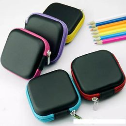 2017 Square EVA Cases Waterproof Fidget Spinner Boxes Multi Function Container Case For Hand Spinner Bags Colourful Box Portable 1 7gm 7.5cm