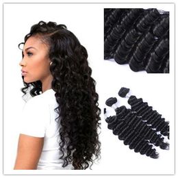 Wholesale Price Natural Color Brazilian Hair Deep Wave 100% Human Hair Remy Hair Extension 100G Per Piece