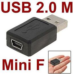 Wholesale USB 2.0 A type male to Mini 5pin USB B type 5pin female Connector Adapter convertorc 300pcs/lot FREE SHIPPING