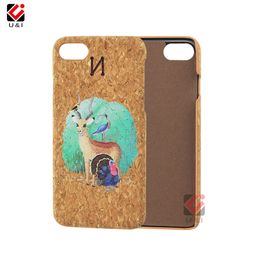 Top-selling Fashion Soft Cork CellPhone Cases Shock proof Custom Design LOGO For iPhone 6 7 8 Plus Xs Xr X Max Back Case Shell