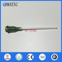 VMATIC Electronic Component 14G Pp Flexible Needle Plastic Glue Dispenser Needles 38mm (1.5'') 1-1/2 Inch 100Pcs