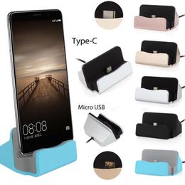 Type c Micro Docking Stand Station Cradle Charging Dock Charger For Samsung Galaxy s6 s7 S20 s22 s23 htc android phone with box