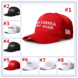 -Machen Sie Amerika wieder großartig Donald Trump Hat Republikanische einstellbare Stickmützen America Vote Caps 8 Designs