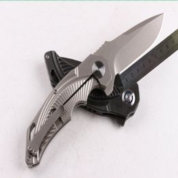 Новые половины неба 2 модуль D2 сталь лезвие 58HRC ручка складной нож кемпинга охотничьи нож инструмент подарок для мужчин