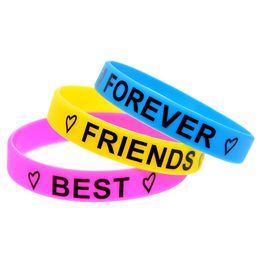 1PC Best Friends Forever Silicone Wristband Printed Logo Adult Size A Great for give Away Gift