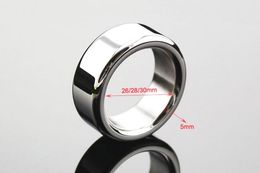 26MM/28MM/30MM For Choose Stainless Steel Penis Ring Cock Rings, Male Chastity Device,Sex Ring,Metal Cock Ring,Sex Toys For Men q0506