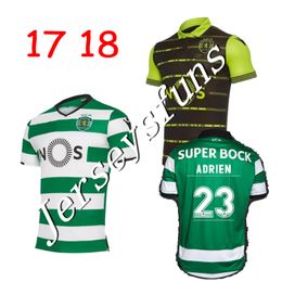 2017 2018 Sporting Clube de Portugal Lissabon Futbol Camisa Lisboa Dost Martins Fußball Jersey 17 18 Fußball Camisetas Shirt