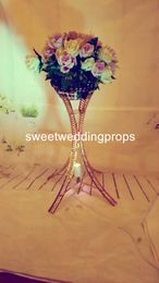 new style sliver or gold candelabra wedding Centrepiece and flower stand