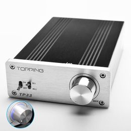 Freeshipping TP22 newest TP31TK2050 Tripath Class T-AMP 2X30W Digital Amplifier Silver High-quality Professional Car AMP