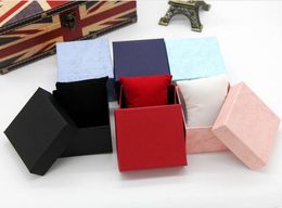 Watch Boxes Paper Square Wristwatch Case with Pillow Jewelry Display Bracelet Box Storage Gift Box storage box 8cm*8cm*5.5cm 100pcs/lot