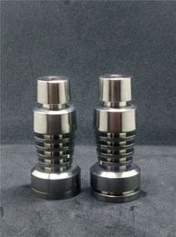 Two function Domeless Titanium Nail Smoking Ti Nails 14mm/18mm Male Grade 2 GR2 Ti-tanium Nail fits 14/18mm Wax Dab Glass Water Bongs