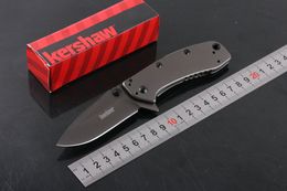 Kershaw Cryo II 1556Ti Assisted Titanium Tactical Folding Knife Flipper Outdoor Camping Hunting Survival Pocket Knife Utility EDC Tools