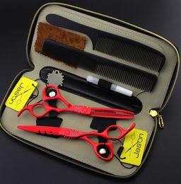 5.5" 6.0" Jason JP440C Barber Scissors Hair Shears Professional Hairdressing Scissors Kit Cutting Scissors with bag Barber Tools,LZS0561