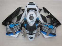 3 gift New Hot ABS motorcycle Fairing kits 100% Fit For Honda CBR600R F5 2003 2004 CBR600 600RR 03 04 bodywork set nice White black blue t3